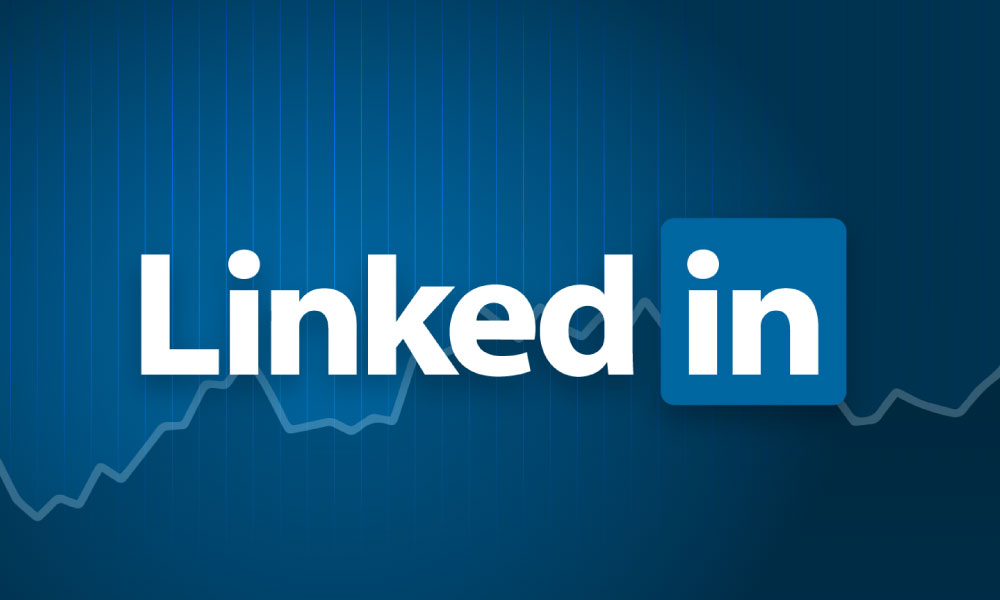 Logotipo do Linkedin - representando seu consumo da rede