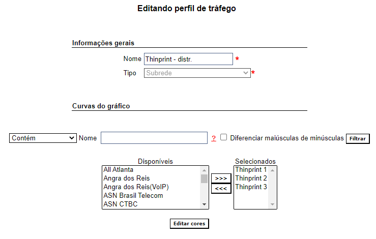 Part 1 of the profile form in distribution 