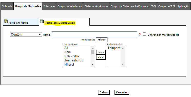 Parte 2 del formulario del perfil en distribución 