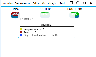 Mapa en el modo de visualización de imagen